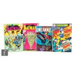 A collection of Silver Age comics, to include Batman #171 (May 1965), American cents copy with