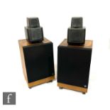 A pair of KEF model 105 series II floorstanding speakers, produced between 1979-87, serial no. 1935,