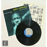 John Coltrane - Blue Train LP, Blue Note 1577, cover with for complete catalogue write to Blue