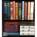 A collection of Folio Society books, all in slip cases, to include The Arabian Nights, The