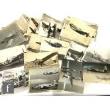 A large collection of original World War Two aircraft photographs  to include American fighters,