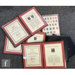 A group of nine Windsor and Connoisseur Collection postage stamp presentation folders, to include '