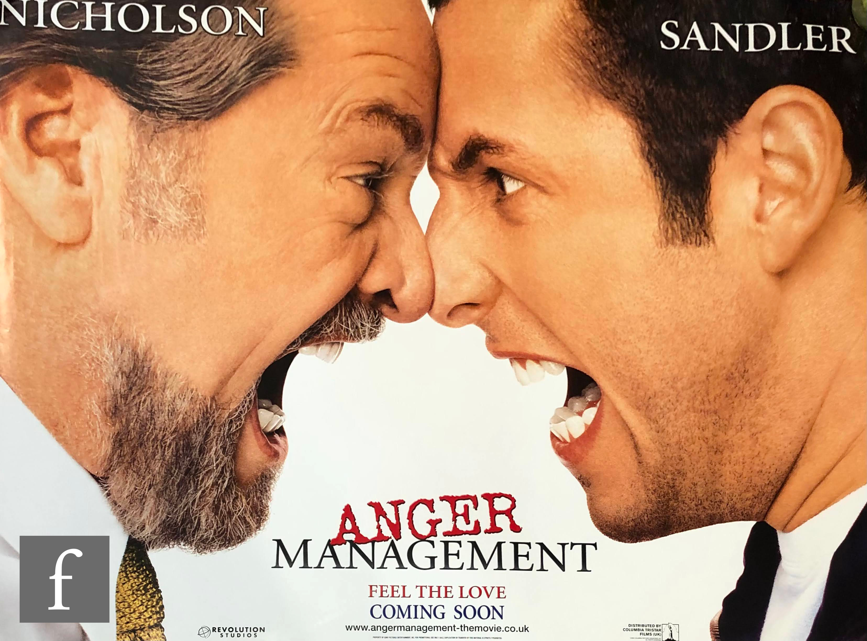 A large collection of film posters of various genres, to include Anger Management, High Heels and