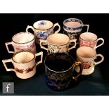Eight assorted Taunton Cider mugs to include one 'presented in recognition of outstanding devotion