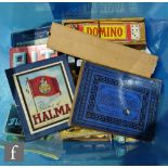 A collection of parlour games to include Halma and droughts, also Britains plastic farm animals,