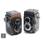 Two Franke & Heidecke Rolleicord medium format TLR (twin lens reflex) cameras, to include a