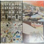 Led Zeppelin - A collection of LPs to include Led Zeppelin II Atlantic 588 198, first pressing red/