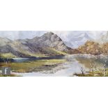 CHARLES WYATT WARREN (1908-1993) - 'Llyn Dinas, Nant Gwynant', oil on board, signed, framed, 26.