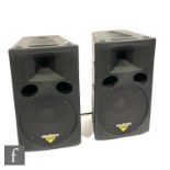A pair of Celestion Road Series R1220 250W speakers, serial numbers 249264B and 249265B, 15kg,