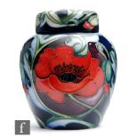 A Moorcroft Pottery ginger jar and cover decorated in the Wilverley pattern designed by Rachel