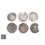 Edward I - Six pennies, various classes, London and York mints. (6)