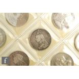 Charles II to Elizabeth II - Crowns 1673, 1887, 1896, 1897, 1898, 1935, 1937, other nickel crowns