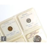 Victoria - Various model coinage to include sovereign, half sovereign, half crown, three pence,