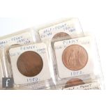 George III to Elizabeth II - Cartwheel twopences 1797, also a collection of pennies various dates