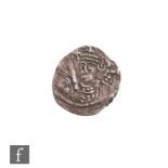 Henry II - Tealby penny, face off struck, with note ex Elmore Jones collection.