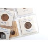 William III to Edward VII - Farthings, half farthings, one third farthings and one quarter