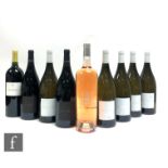 A collection of wine to include LQLC Rose, Cabernet Sauvignon, IGP Vaucluse, Les Quelles de la Coste