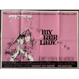 Cinema Poster:  My Fair Lady, [1964 (1970's re-release)] directed by George Cukor, starring Audrey