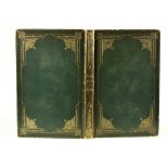 Binding: Shelley (Percy Bysshe) Queen Mab, roy 8vo L. 1829. engd. title, dedit, 223pp t.e.g., silk