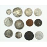 Coins From 1350 - 1945Coins & Tokens: [Irish, English & International] a collection of over 50