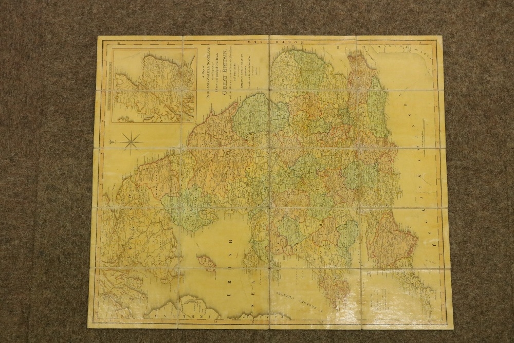 Maps: England & Wales: Faden (W.) A Map of England, Wales & Scotland, describing all the Direct - Image 5 of 5