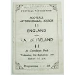 The First Foreign Team to Beat England at Home Was IrelandSoccer: F.A. - Football International