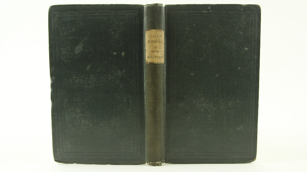 De Vere (Aubrey) English Misrule and Irish Misdeeds.., 8vo, L. (John Murray) 1848, Second, advert at