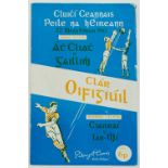 Dublin V. Galway, 1963G.A.A.: Football, 1963, Clár Oifigiúil, Cluichí Ceannais Peile na hEireann,