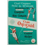 Kerry V. Roscommon, 1962G.A.A.: Football, 1962, Clár Oifigiúil, Cluichí Ceannais Peile na