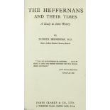 Genealogy: Heffernan (Patrick) The Heffernan's and their Times, A Study in Irish History. 8vo L. n.