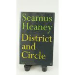 Heaney (Seamus) District and Circle, 8vo, L. (Faber & Faber) 2006, Signed on t.p., green boards,