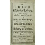 [Richardson] William, Lord Bishop of Derry, The Irish Historical Library, 8vo D. 1724. First Edn.,