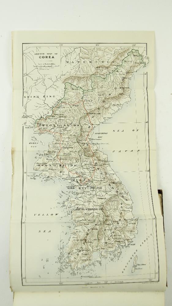 Travel: Carles (W.R.) Life in Corea, 8vo, L. (MacMillan & Co.) 1888, First, frontis, hf. title, - Image 3 of 4