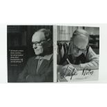 Signed by Ennio MorriconeMorricone (Ennio) Life Notes, 4to N.Y. 2016, Signed, illus., embossed
