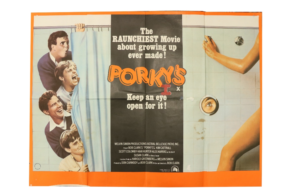 "Keep an Eye Open for It"Cinema Poster: "Porky's - the Raunchiest Movie about Growing Up Ever Made,"