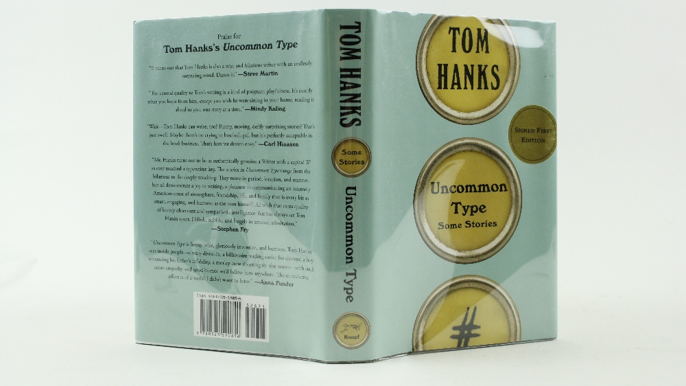 Signed by Tom HanksHanks (Tom) Uncommon Type, Some Stories, 8vo N.Y. (A.A. Knopf) 2017, First,