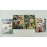 Children's Interest: Rupert Annuals, a collection of four Annuals including:(a) More Adventures of