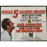 Cinema Poster: One Flew Over the Cuckoo's Nest, [1975] directed by Milos Forman, starring Jack