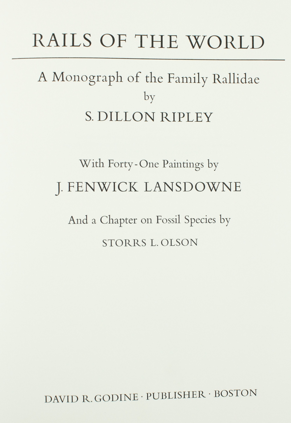 Signed by Author & ArtistIllustrated Volume: Ripley (S. Dillon) & Lansdowne (J.F.)illus. Rails of - Image 2 of 4