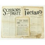Republican Periodicals:  A folder of various issues of The Spark, (6); Honesty, (2); Scissors &