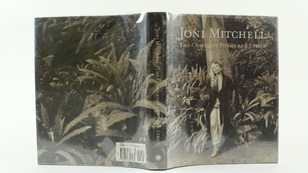 Signed by Joni MitchellMitchell (Joni) The Complete Poems and Lyrics, 4to N.Y. (Crown Publishers)