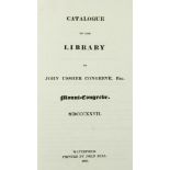 Library Catalogue: Catalogue of the Library of John Ussher Congreve, Esq, Mount Congreve