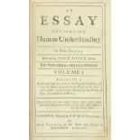 Locke (John) An Essay Concerning Human Understanding, Ninth Edn., with large additions, London,