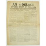 Rare Army War SeriesPeriodical: An t-Oglach, Official Organ of The Army, War Series, No. 1, 3,