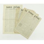 Sinn Fein in 1923Periodical:  Sinn Fein, Vol. I No. 3, No. 5, 6, 7, 8, 10, 11, & No. 18, together