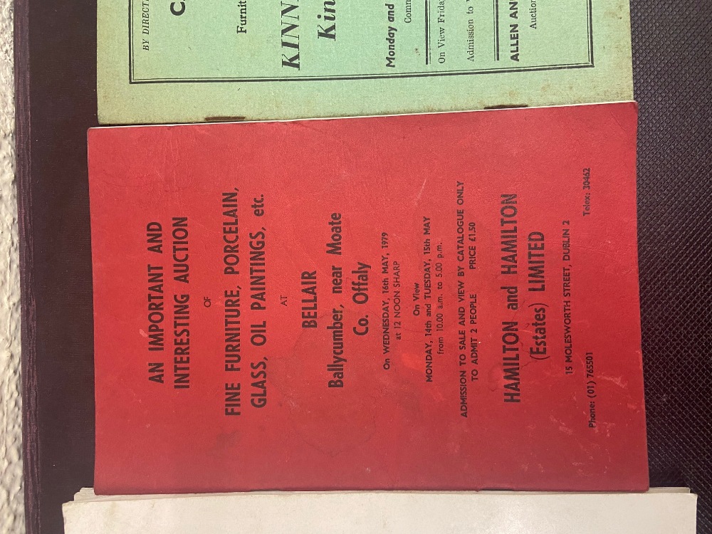 Co. Offaly House Sale Catalogues: 1. By direction of Rt. Hon. Lord Decies, Catalogue of a Highly - Image 4 of 12