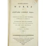 Sheffield (John, Lord) Miscellaneous Works of Edward Gibbon, Esq., 3 vols. 8vo D. 1796. First