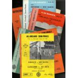 G.A.A.: Football, All-Ireland, Semi-Finals 1966 - 74, a collection of eight Official Match
