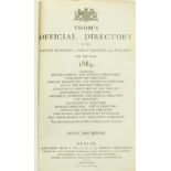 Thom (Alex) & Co. Thom's Official Directory... for the year 1884, thick 8vo D. 1884, in full crimson