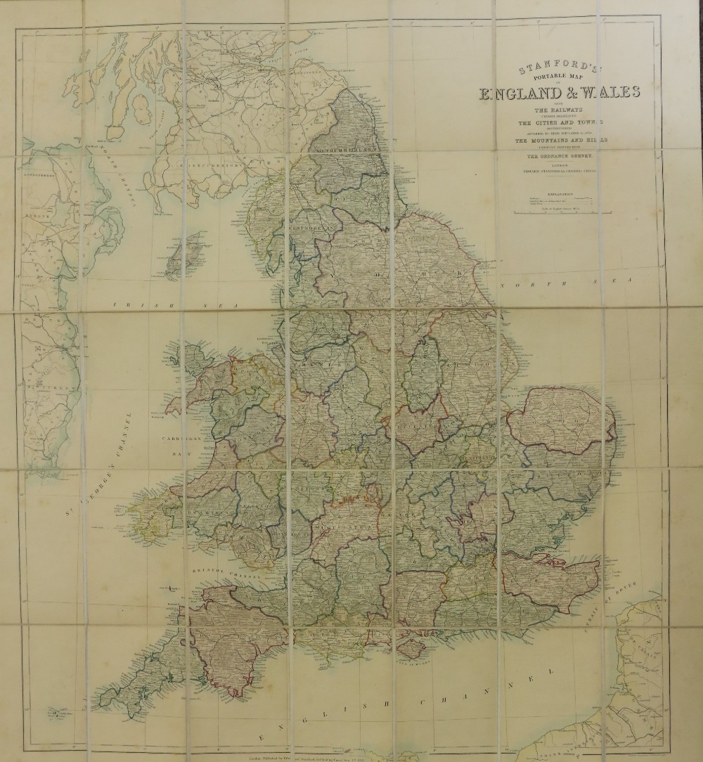 Maps: England & Wales: Faden (W.) A Map of England, Wales & Scotland, describing all the Direct